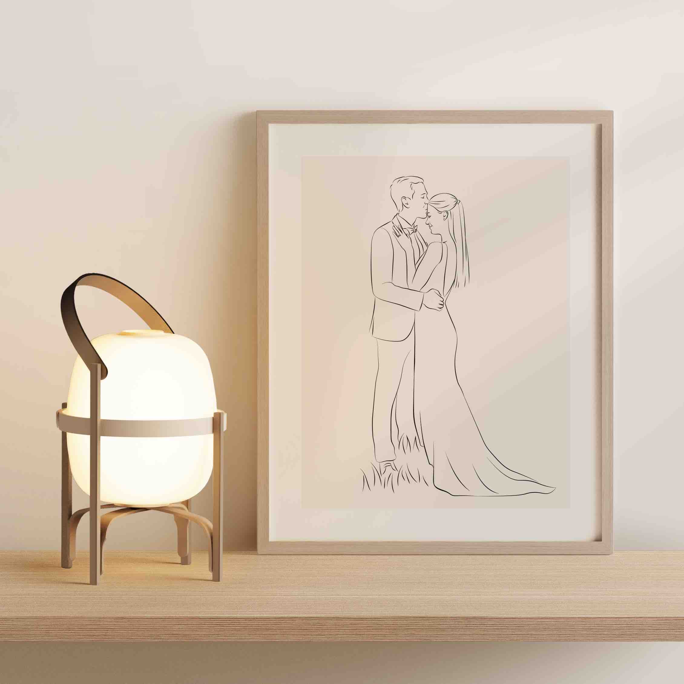 Miroar Bild als Geschenk zur Papierhochzeit